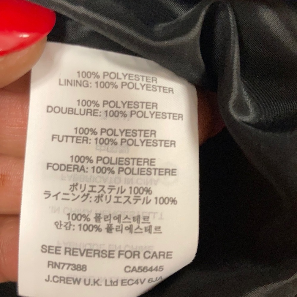 J Crew A Line In Violet Poppy Skirt Size 4. - Picture 3 of 3